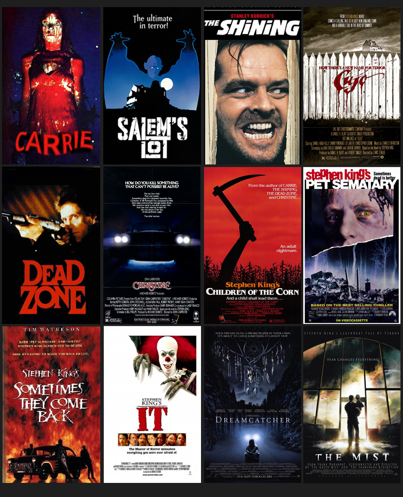 Image result for stephen king movies