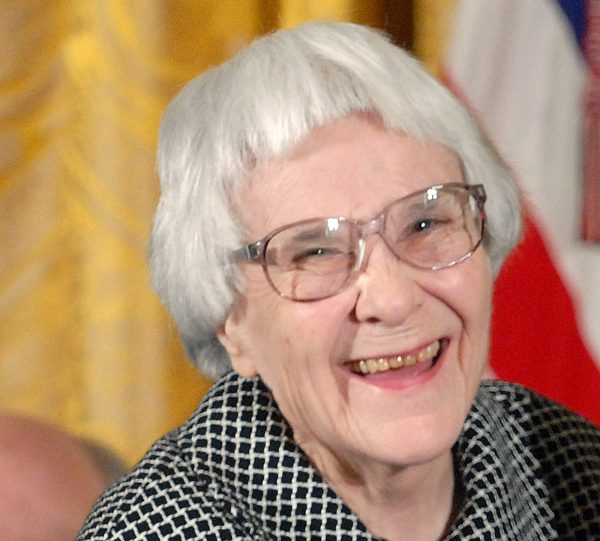 U.S. President George W. Bush awards the Presidential Medal of Freedom to Harper Lee, author of "To Kill a Mockingbird," in the East Room of the White House in Washington on November 5, 2007. (UPI Photo/Roger L. Wollenberg)