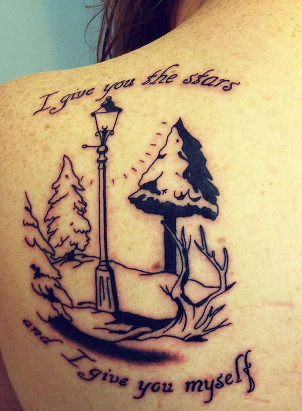 Nine Magical Narnia Any Fan, Narnia Lamp Post Tattoo