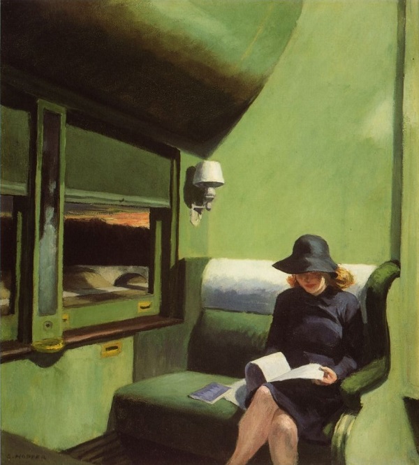 woman on the train